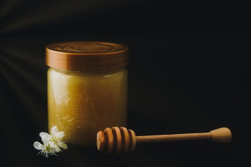 Honeycomb and Fresh Herbs